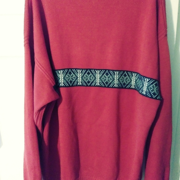 🍎NAUTICA SPORTY BIG MEN GIFTING A BRIGHT RED🍎NICE&NEW SWEATER. - Picture 5 of 6